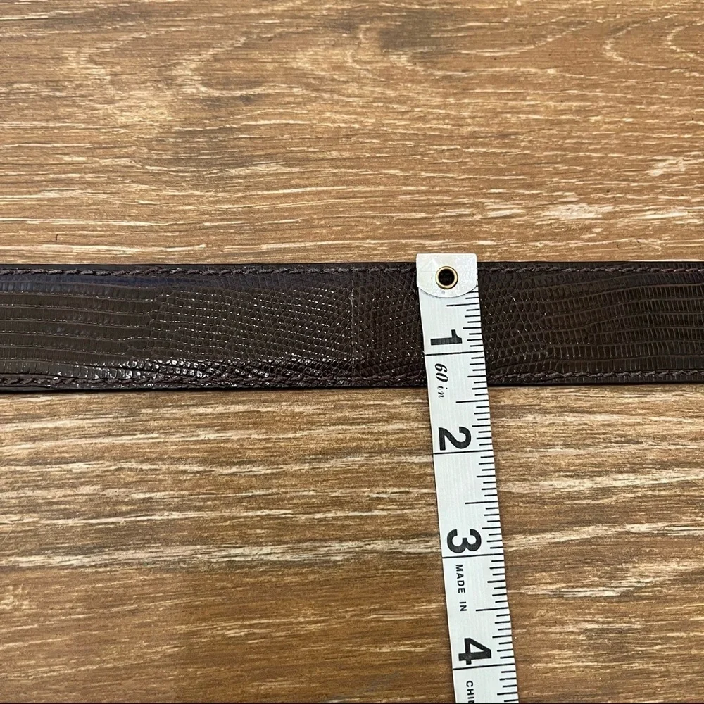 Byron Brown Genuine Lizard Leather Made in the USA